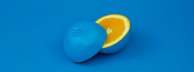 orange bleu - copier-coller